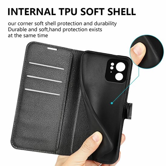 Motorola Edge 40 Hoesje - MobyDefend Kunstleren Wallet Book Case (Sluiting Voorkant) - Rood
