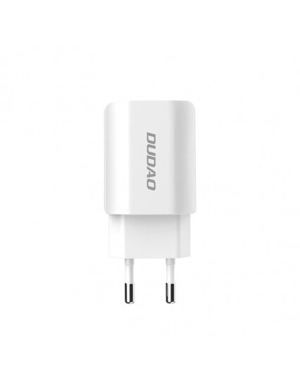 Dudao Wall charger, Oplader met 2 USB-poorten, 2.4A, Wit