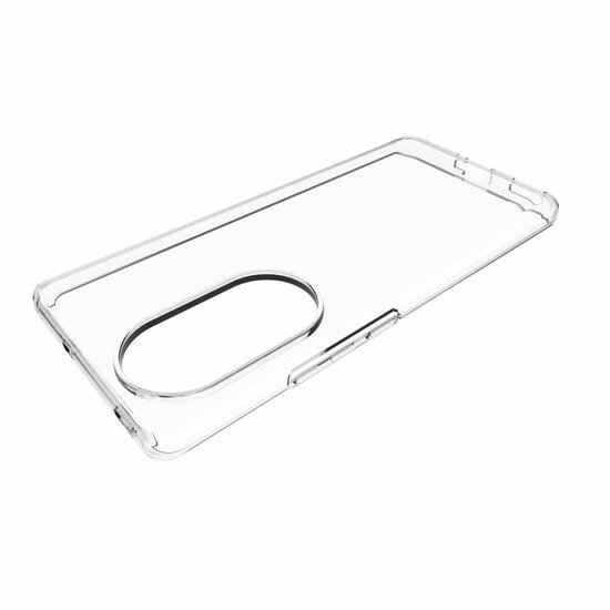 Oppo Reno10 / Reno10 Pro Hoesje, MobyDefend Transparante TPU Gelcase, Volledig Doorzichtig