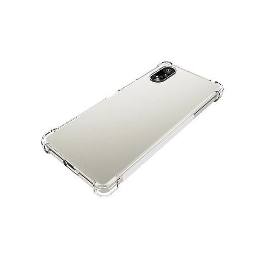 Sony Xperia 5 V Hoesje - MobyDefend Transparante Shockproof TPU Backcover - Verstevigde Hoeken - Volledig Doorzichtig