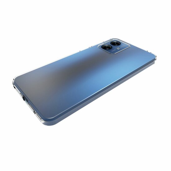 Motorola Moto G14 Hoesje - MobyDefend Transparante TPU Backcover - Volledig Doorzichtig