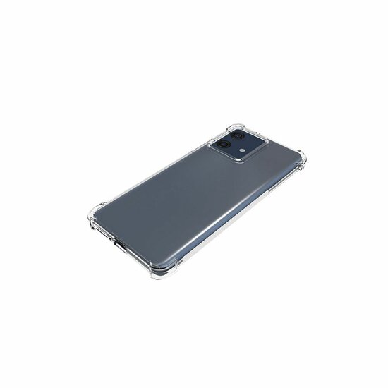 Motorola Edge 40 Neo Hoesje - MobyDefend Transparante Shockproof TPU Backcover - Verstevigde Hoeken - Volledig Doorzichtig