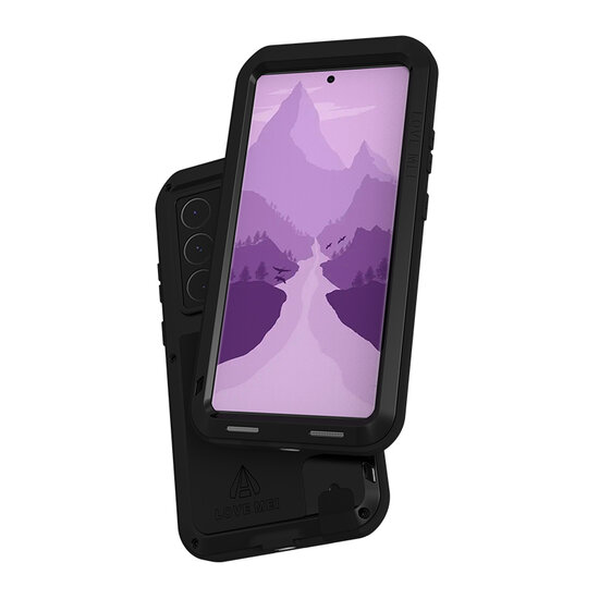 Samsung Galaxy S24 Ultra Hoes - Love Mei Metalen Case - Extreme Protection - Groen