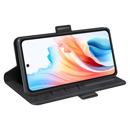 Oppo A79 / OnePlus Nord N30 SE Hoesje - MobyDefend Luxe Wallet Book Case (Sluiting Zijkant) - Zwart