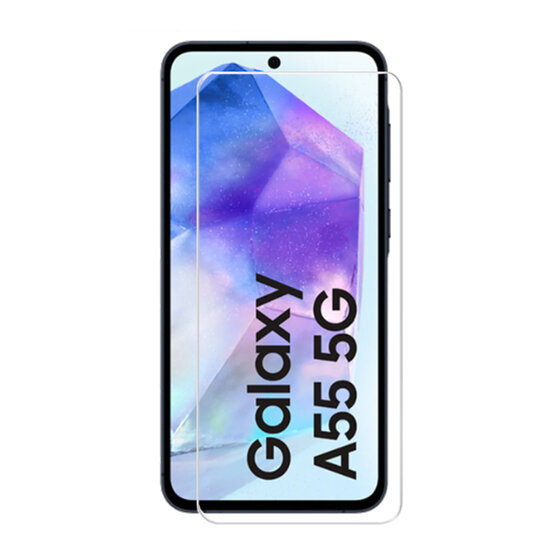 2-Pack Samsung Galaxy A55 Screenprotectors - MobyDefend Case-Friendly Screensavers - Gehard Glas