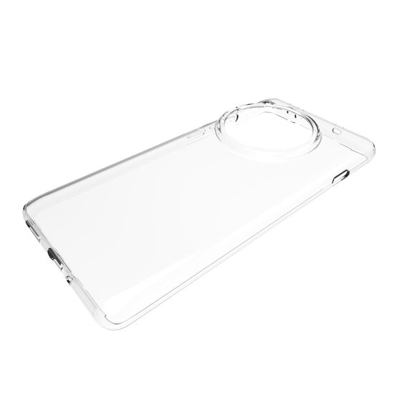 OnePlus 12 Hoesje, MobyDefend Transparante TPU Gelcase, Volledig Doorzichtig