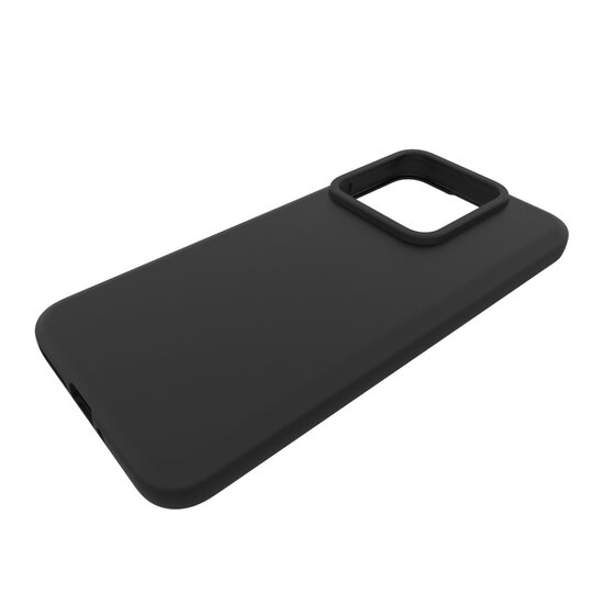 Xiaomi 14 Hoesje, MobyDefend  TPU Gelcase, Mat Zwart