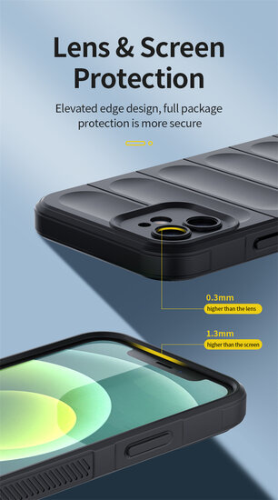 Motorola Moto G34 Hoesje - MobyDefend TPU Gripcase - Groen