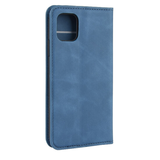 iPhone 11 Pro Hoesje - Luxe Wallet Bookcase (Magnetische Sluiting) - Blauw