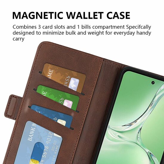 OnePlus Nord CE 4 Hoesje - MobyDefend Luxe Wallet Book Case (Sluiting Zijkant) - Rood