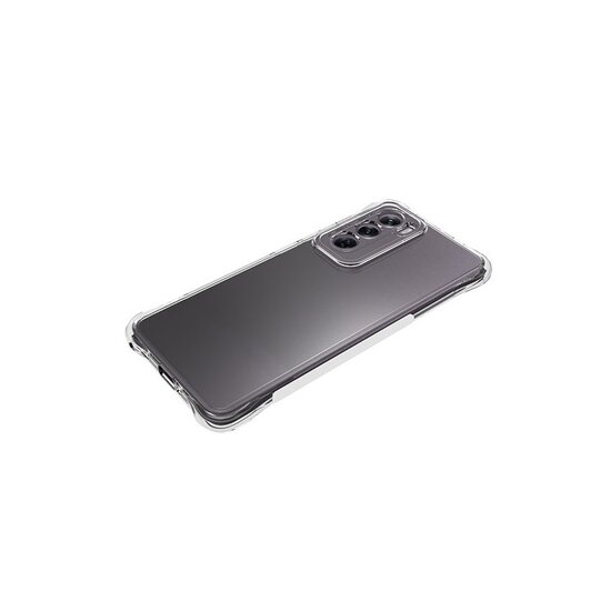 Oppo Reno12 Hoesje - MobyDefend Transparante Shockproof TPU Backcover - Verstevigde Hoeken - Volledig Doorzichtig