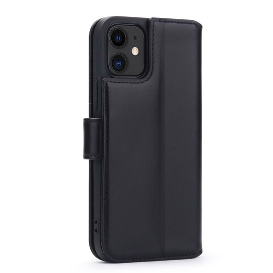 iPhone 11 Hoesje - Luxe MobyDefend Wallet Bookcase - Zwart