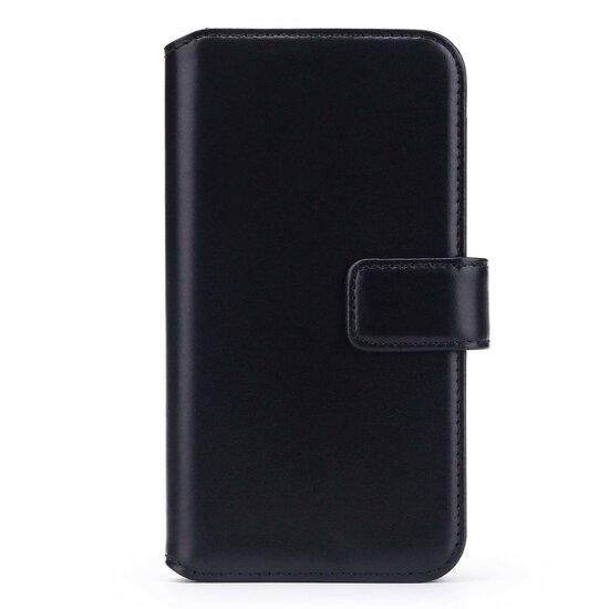 iPhone 12 / iPhone 12 Pro Hoesje - Luxe MobyDefend Wallet Bookcase - Zwart