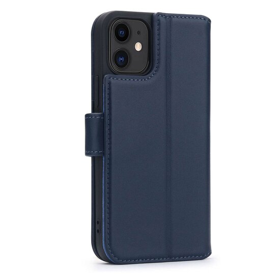 iPhone 11 Hoesje - Luxe MobyDefend Wallet Bookcase - Blauw