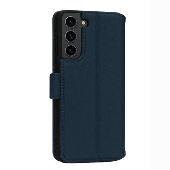 Samsung Galaxy S23 Hoesje - Luxe MobyDefend Wallet Bookcase - Blauw