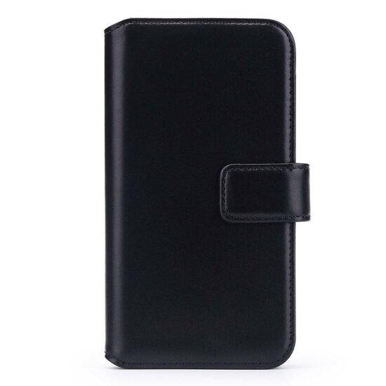 iPhone 15 Pro Max Hoesje - Luxe MobyDefend Wallet Bookcase - Zwart