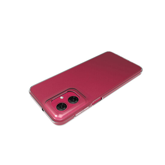 Motorola Moto G55 Hoesje - MobyDefend Transparante TPU Backcover - Volledig Doorzichtig