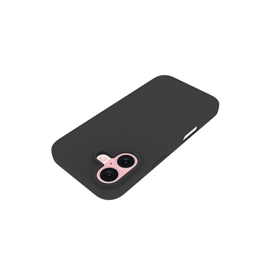 iPhone 16 Hoesje - MobyDefend TPU Backcover - Mat Zwart
