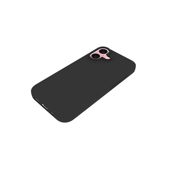 iPhone 16 Hoesje - MobyDefend TPU Backcover - Mat Zwart