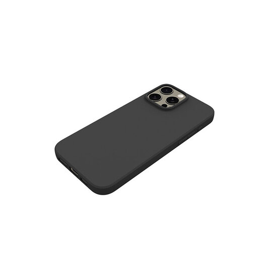 iPhone 16 Pro Hoesje - MobyDefend TPU Backcover - Mat Zwart