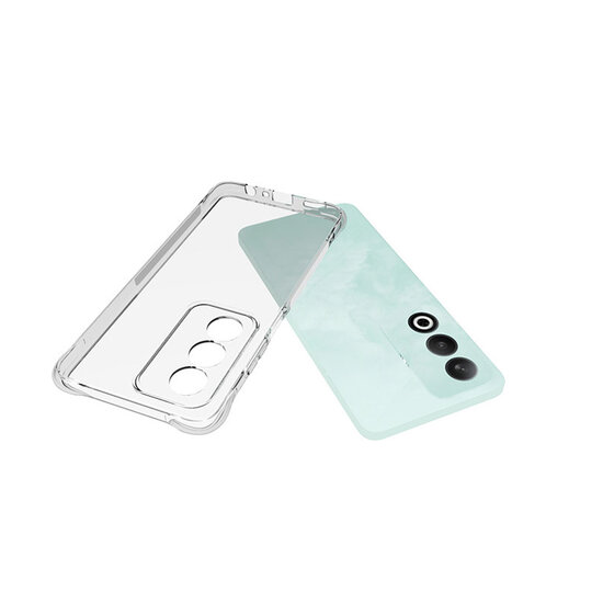 Oppo A80 5G Hoesje - MobyDefend Transparante Shockproof TPU Backcover - Verstevigde Hoeken - Volledig Doorzichtig