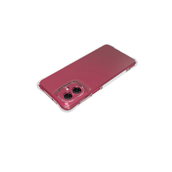Motorola Moto G55 Hoesje - MobyDefend Transparante Shockproof TPU Backcover - Verstevigde Hoeken - Volledig Doorzichtig