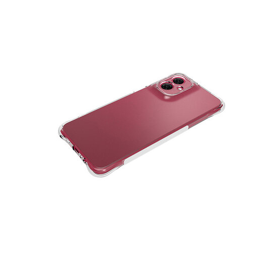Motorola Moto G55 Hoesje - MobyDefend Transparante Shockproof TPU Backcover - Verstevigde Hoeken - Volledig Doorzichtig