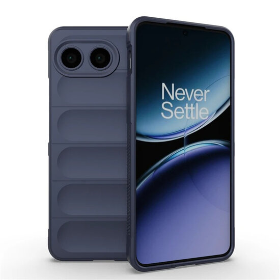 OnePlus Nord 4 Hoesje - MobyDefend TPU Gripcase - Blauw