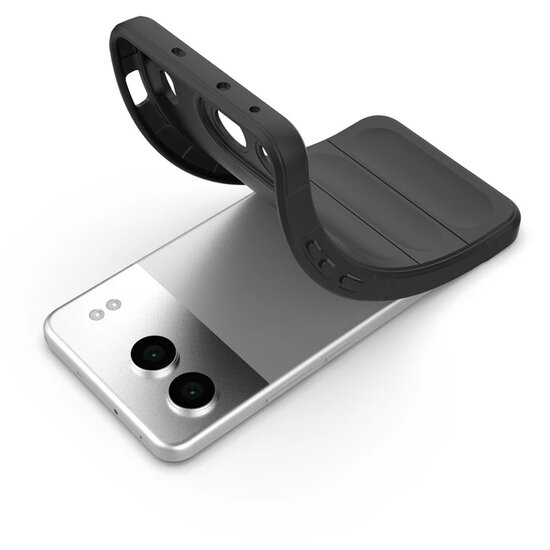 OnePlus Nord 4 Hoesje - MobyDefend TPU Gripcase - Zwart