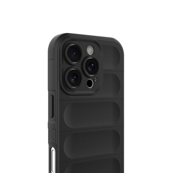 iPhone 16 Pro Hoesje - MobyDefend TPU Gripcase - Paars