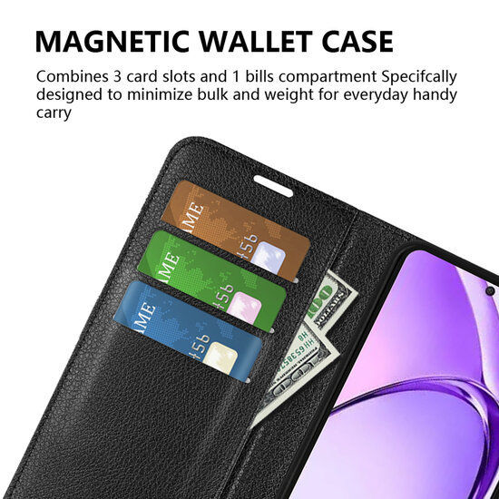Oppo A80 5G Hoesje - MobyDefend Kunstleren Wallet Book Case (Sluiting Voorkant) - Bruin