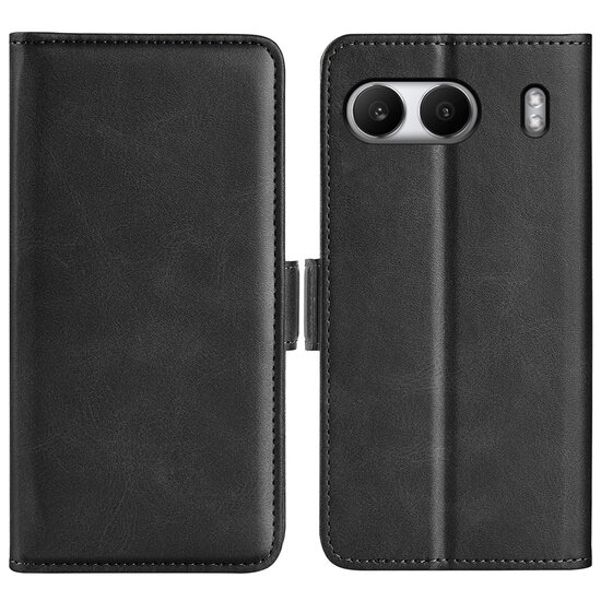 OnePlus Nord 4 Hoesje - MobyDefend Luxe Wallet Book Case (Sluiting Zijkant) - Zwart