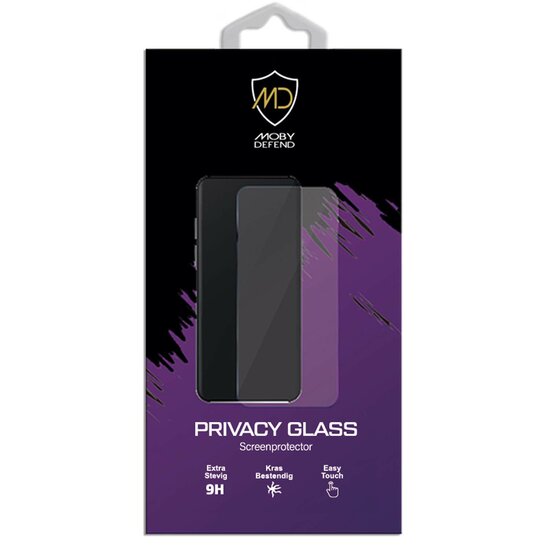 2-Pack MobyDefend Samsung Galaxy A54 Screenprotectors - Matte Privacy Glass Screensavers