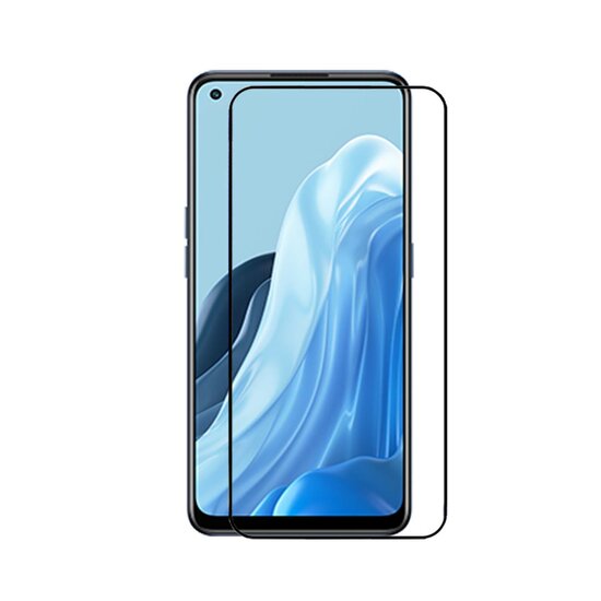 3-Pack Oppo Find X5 Lite Screenprotectors - MobyDefend Screensavers Met Zwarte Randen - Gehard Glas 