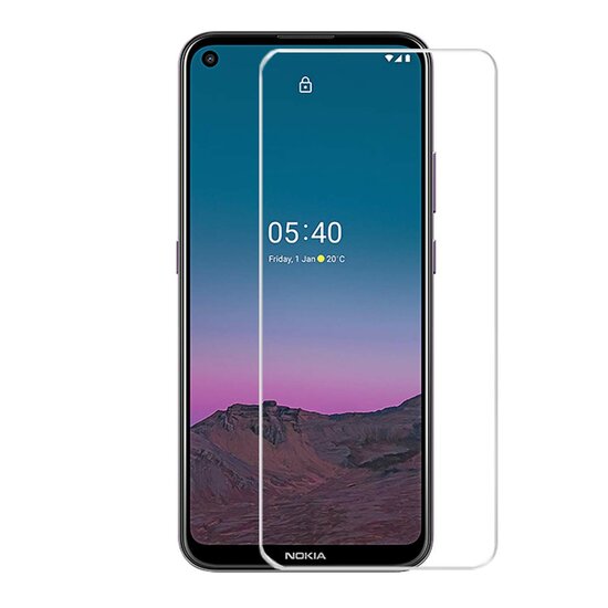 Nokia 5.4 screenprotector - MobyDefend Case-Friendly Screensaver - Gehard Glas