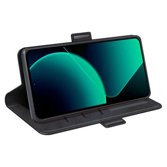 Xiaomi 13T / 13T Pro Hoesje - MobyDefend Luxe Wallet Book Case (Sluiting Zijkant) - Zwart