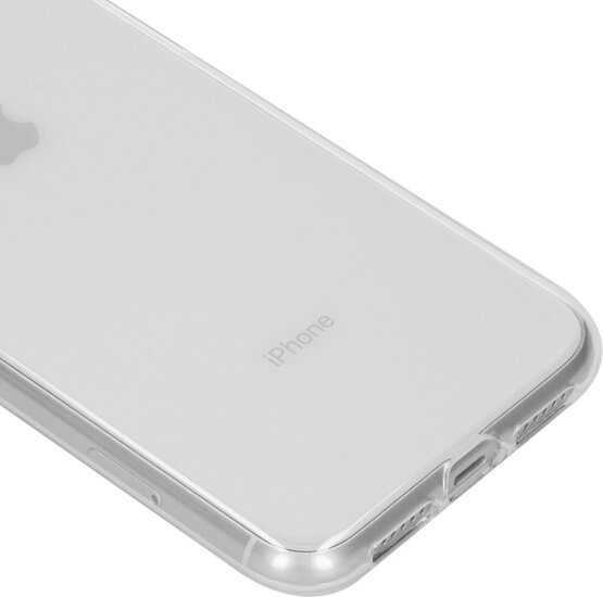 iPhone 11 Hoesje - MobyDefend Transparante TPU Backcover - Volledig Doorzichtig
