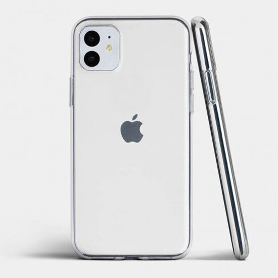 iPhone 11 Hoesje - MobyDefend Transparante TPU Backcover - Volledig Doorzichtig