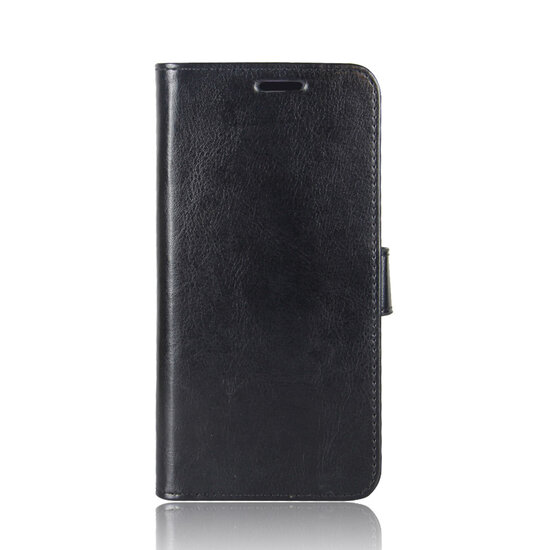 Apple iPhone 12 / iPhone 12 Pro Hoesje - MobyDefend Wallet Book Case (Sluiting Achterkant) - Zwart