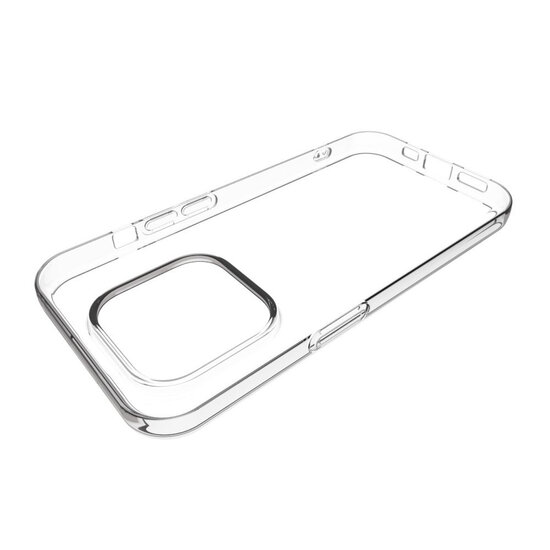 iPhone 15 Pro Hoesje - MobyDefend Transparante TPU Backcover - Volledig Doorzichtig