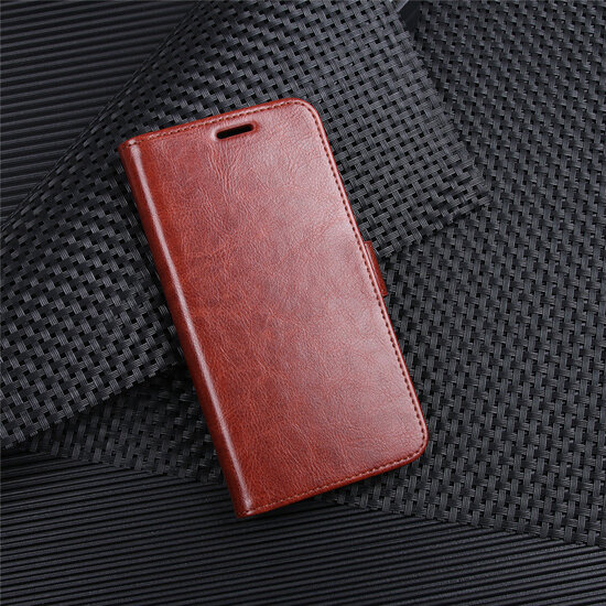 Apple iPhone SE (2020/2022) / iPhone 7 / iPhone 8 Hoesje - MobyDefend Wallet Book Case (Sluiting Achterkant) - Bruin
