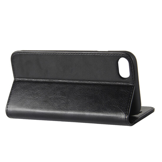 Apple iPhone SE (2020/2022) / iPhone 7 / iPhone 8 Hoesje - MobyDefend Wallet Book Case (Sluiting Achterkant) - Zwart