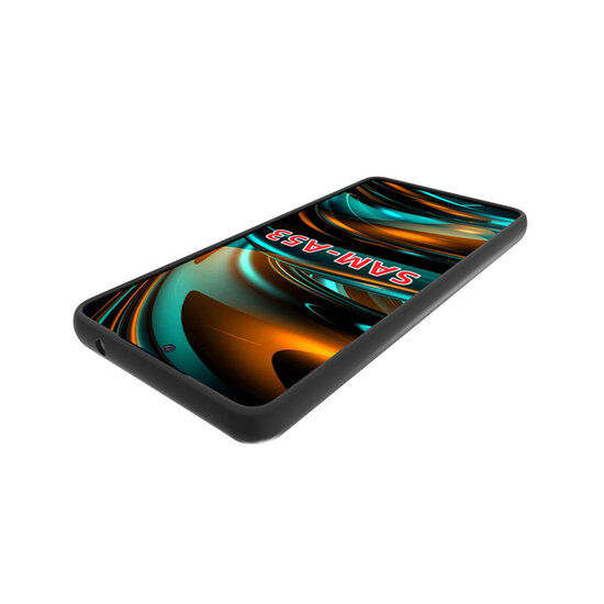 Samsung Galaxy A53 Hoesje - MobyDefend TPU Backcover - Mat Zwart