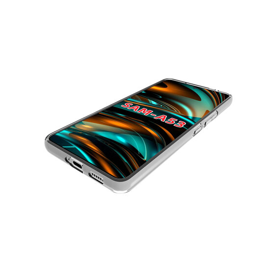 Samsung Galaxy A53 Hoesje - MobyDefend Transparante TPU Backcover - Volledig Doorzichtig