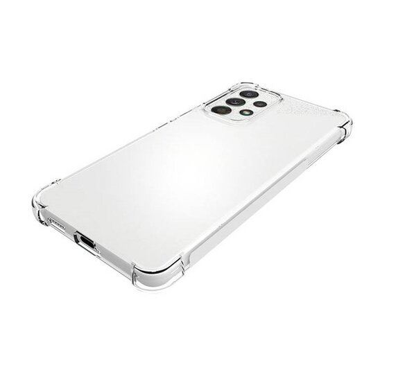 Samsung Galaxy A53 Hoesje - MobyDefend Transparante Shockproof TPU Backcover - Verstevigde Hoeken - Volledig Doorzichtig