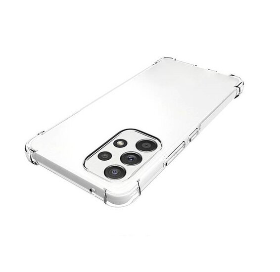 Samsung Galaxy A53 Hoesje - MobyDefend Transparante Shockproof TPU Backcover - Verstevigde Hoeken - Volledig Doorzichtig