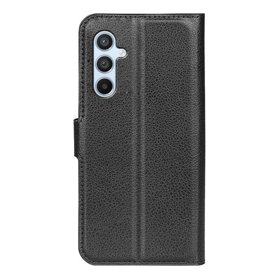 Samsung Galaxy A54 Hoesje - MobyDefend Kunstleren Wallet Book Case (Sluiting Voorkant) - Zwart