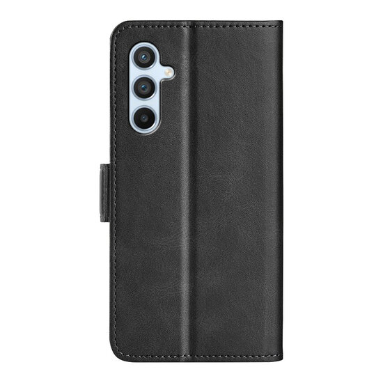 Samsung Galaxy A54 Hoesje - MobyDefend Luxe Wallet Book Case (Sluiting Zijkant) - Zwart
