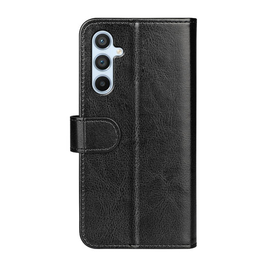 Samsung Galaxy A54 Hoesje - MobyDefend Wallet Book Case (Sluiting Achterkant) - Zwart