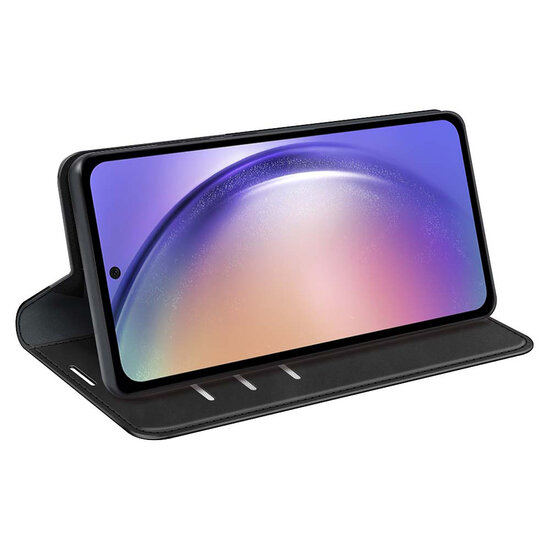 Samsung Galaxy A55 Hoesje - Luxe Wallet Bookcase (Magnetische Sluiting) - Zwart